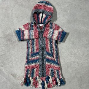 Mimi & Maggie New Mexico Desert Style Fringe Sweater Hoodie Girls Sm (6) India